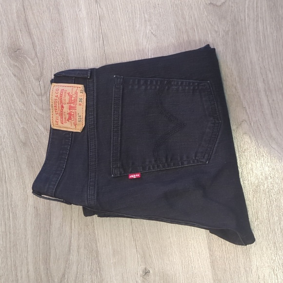 Levi's 514 Slim Straight Fit, Black, 36x32 - Picture 1 of 7